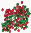 100 4mm Faceted Berry Patch Mix Firepolish Beads